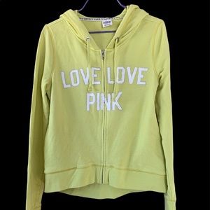 PINK Zip Up Sweatshirt‎